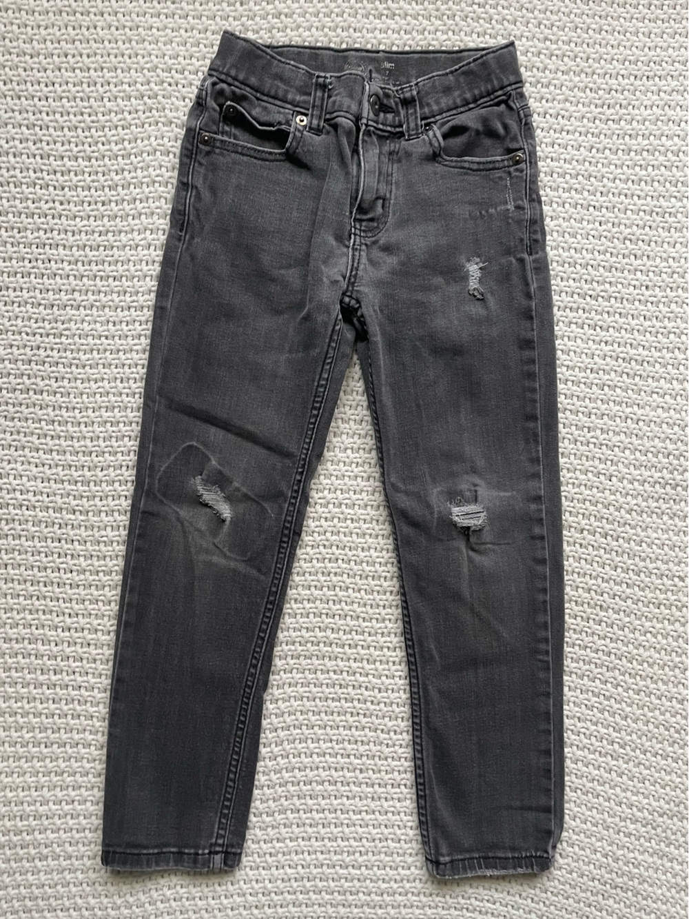 Wonder Nation Black Distressed Kids Jeans